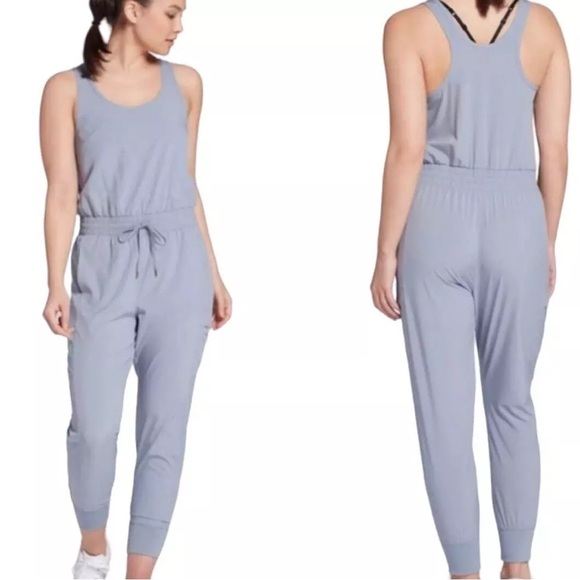 CALIA by Carrie Underwood Blue Jumpsuit - Picture 2 of 5